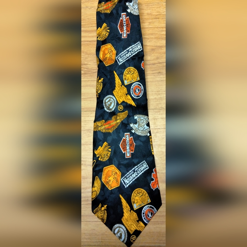 Vintage Harley Davidson Tie 1995